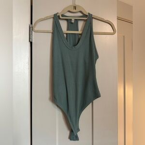 Free People Sea foam Bodysuit